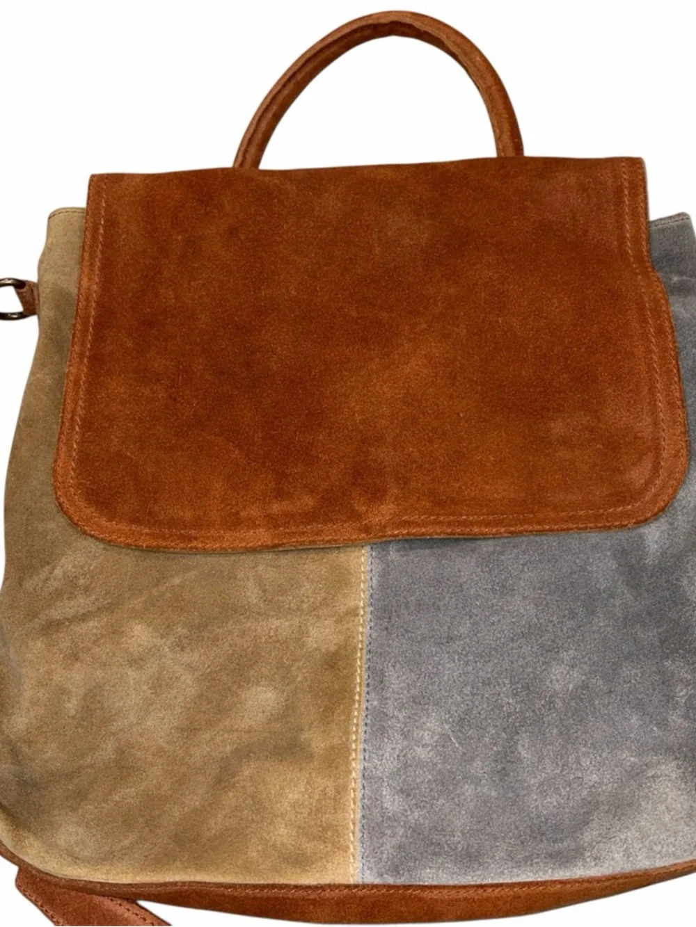 Free People We The Free Paris Suede Convertible Backpack Purse Bag